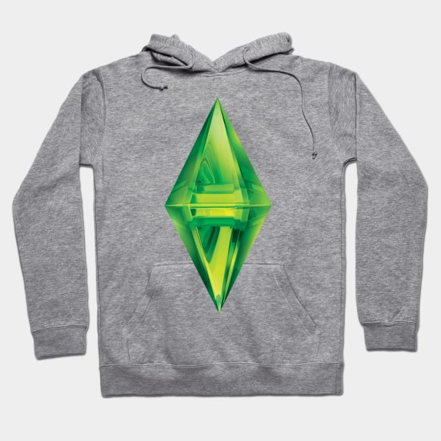 Sims Plumbob Hoodie by Xinoni